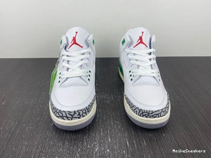 MaikeSneakers Retro 3 Fashionable 3829 Green Lucky CK9246- Jordan 1025